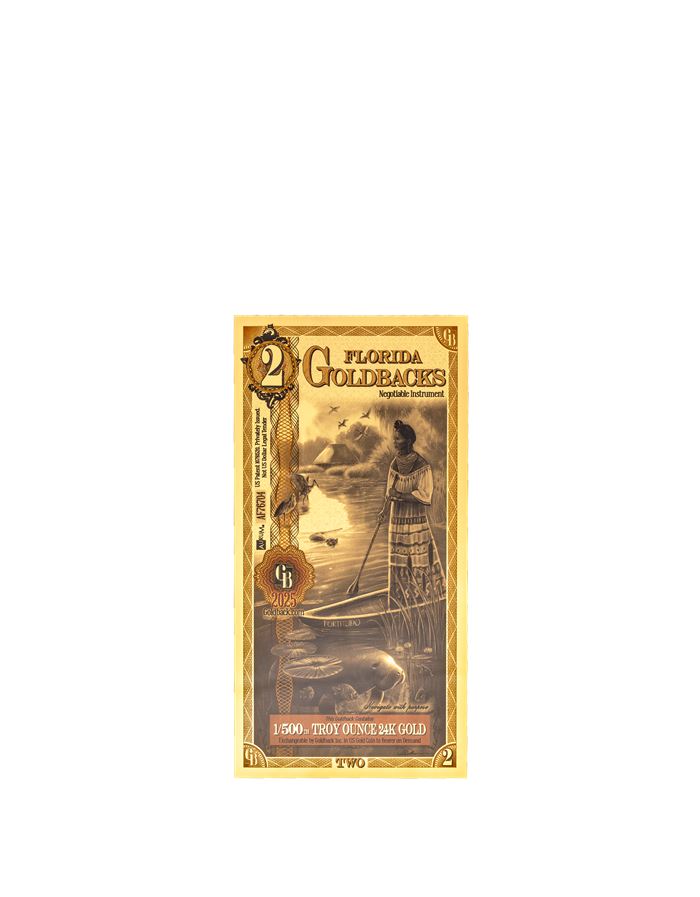 Florida 2 Goldback — front