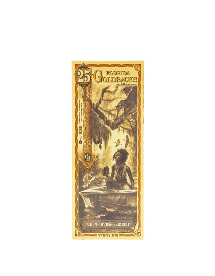 Florida 25 Goldback — front