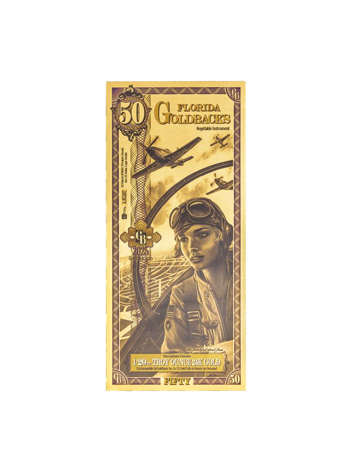 Florida 50 Goldback — front